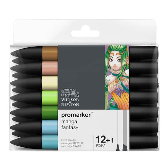 Winsor & Newton ProMarker Manga Fantasy 13-Set, 25% Off